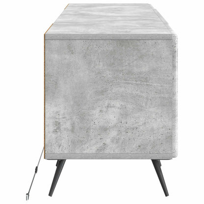 LED TV Cabinet Concrete Grey Engineered Wood