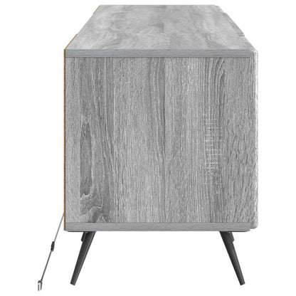 LED TV Cabinet Grey Sonoma Engineered Wood