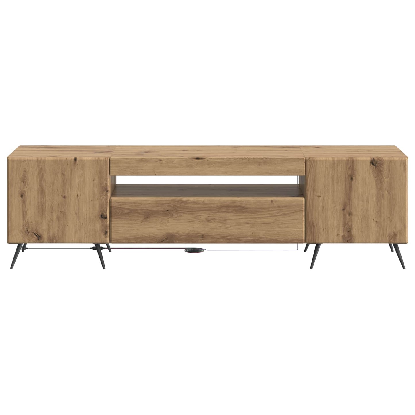 LED TV Cabinet Artisan Oak Engineered Wood