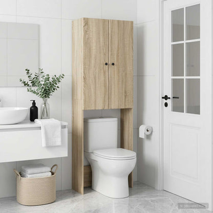 Toilet Cabinet BREDA Sonoma Oak 66 x 25.5 x 190 cm