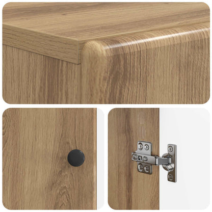 Toilet Cabinet BREDA Artisan Oak 66 x 25.5 x 190 cm