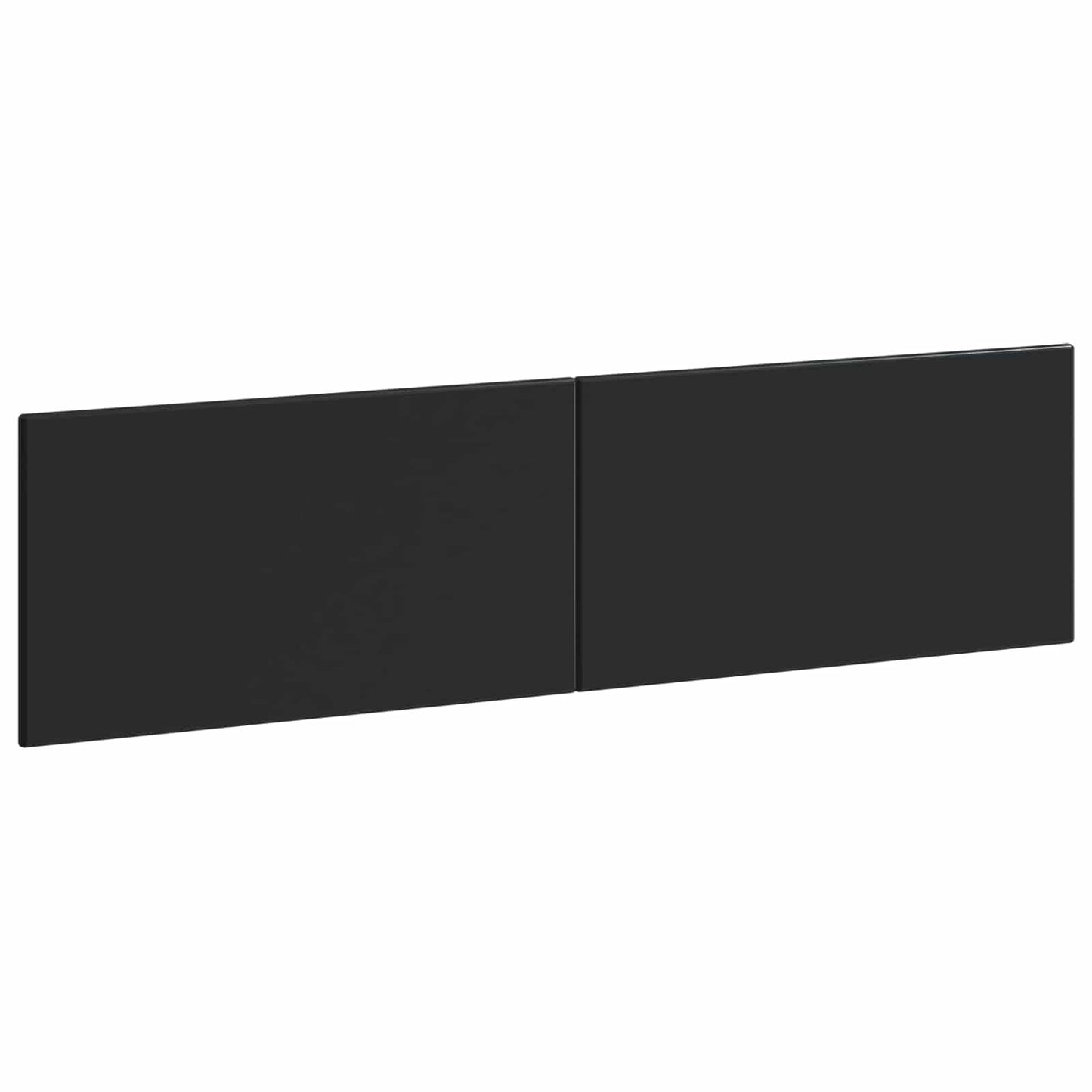 Wall-Mounted Headboard BREDA Black Engineered Wood