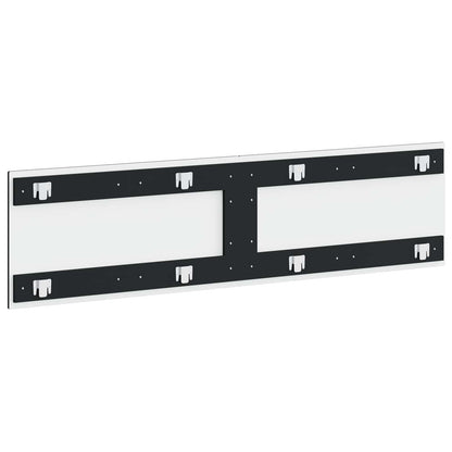 Wall-Mounted Headboard BREDA Black Engineered Wood