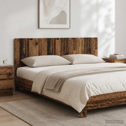 Wall-Mounted Headboard BREDA Old Wood Engineered Wood