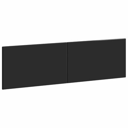 Wall-Mounted Headboard BREDA Black Engineered Wood