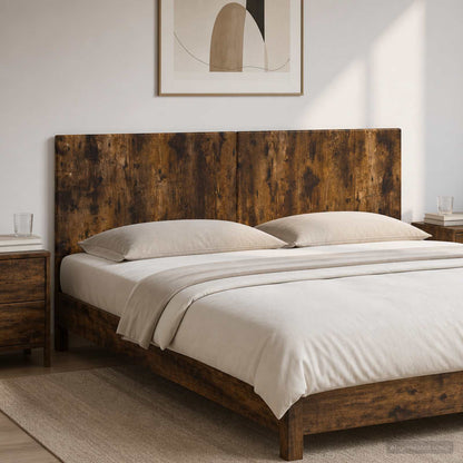 Wall-Mounted Headboard BREDA Smoked Oak Engineered Wood