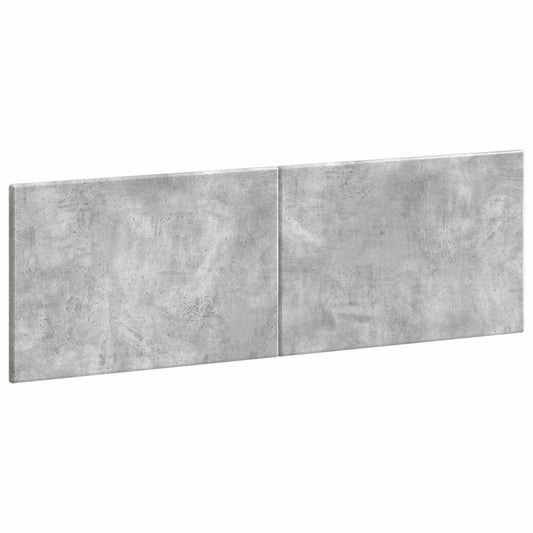 Wall-Mounted Headboard BREDA Concrete Grey Engineered Wood