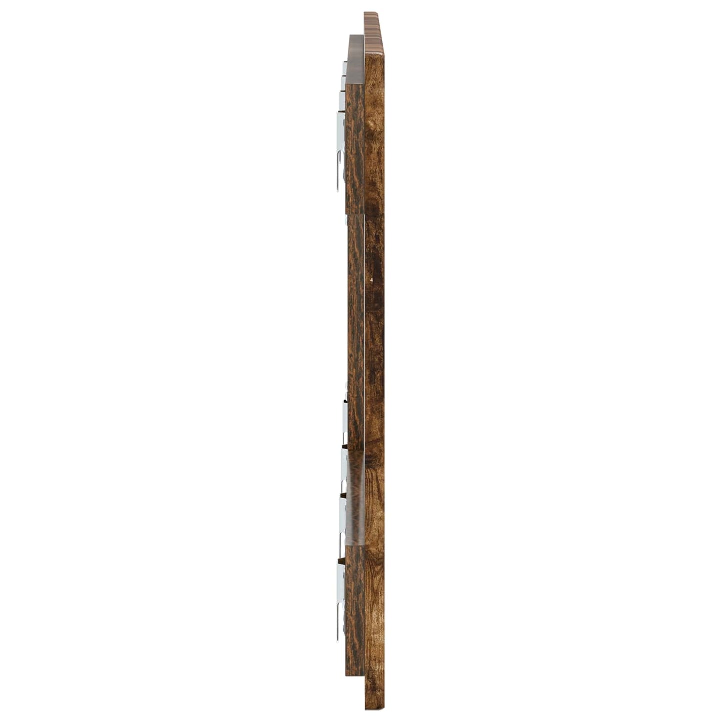 Wall-Mounted Headboard BREDA Smoked Oak Engineered Wood