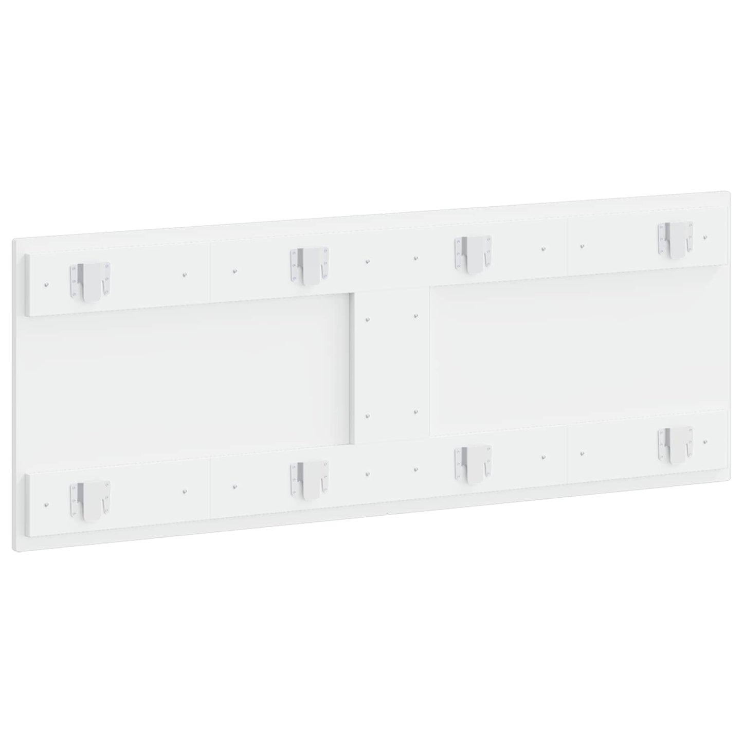 Wall-Mounted Headboard BREDA White Engineered Wood