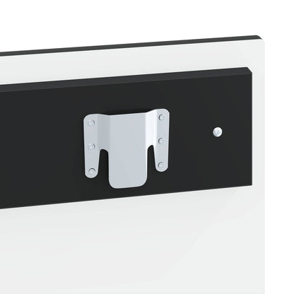 Wall-Mounted Headboard BREDA Black Engineered Wood