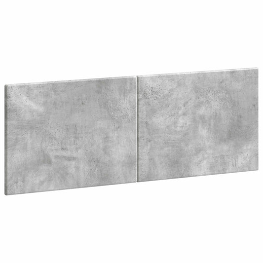 Wall-Mounted Headboard BREDA Concrete Grey Engineered Wood