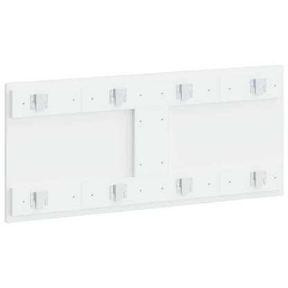 Wall-Mounted Headboard BREDA White Engineered Wood