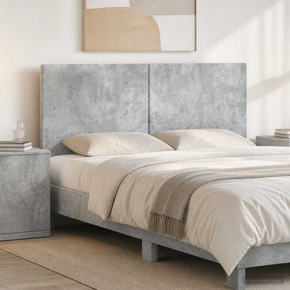 Wall-Mounted Headboard BREDA Concrete Grey Engineered Wood