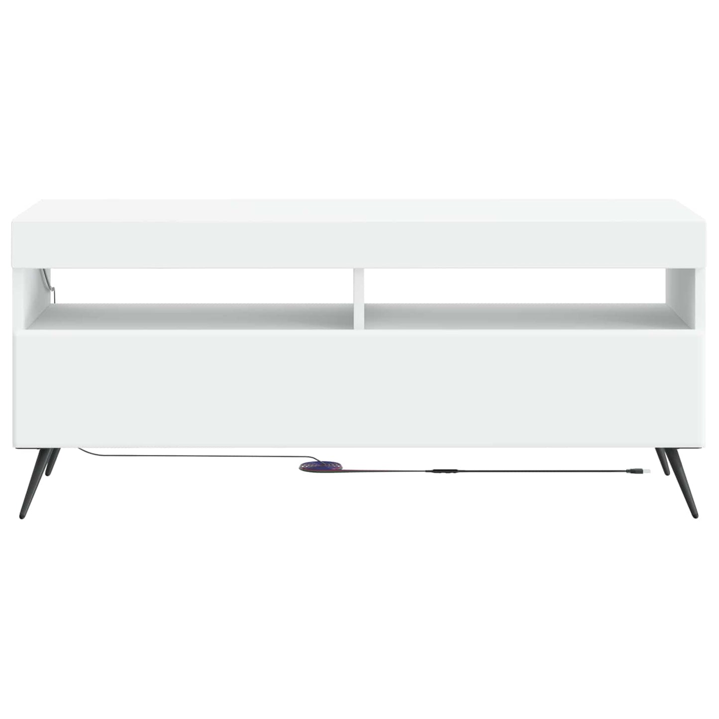 LED TV Cabinet White Engineered Wood
