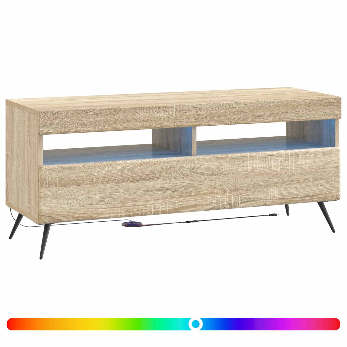 LED TV Cabinet Sonoma Oak Engineered Wood