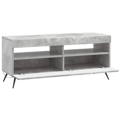 LED TV Cabinet Concrete Grey Engineered Wood