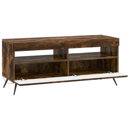 LED TV Cabinet Smoked Oak Engineered Wood