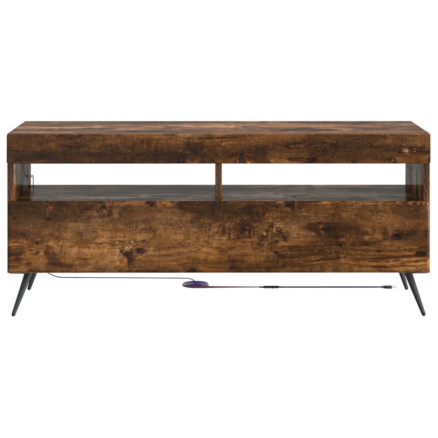 LED TV Cabinet Smoked Oak Engineered Wood