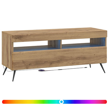 LED TV Cabinet Old Wood Engineered Wood