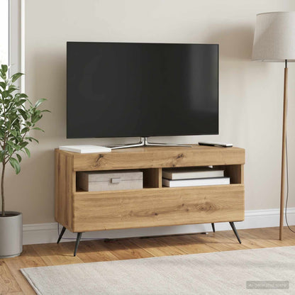 LED TV Cabinet Artisan Oak Engineered Wood