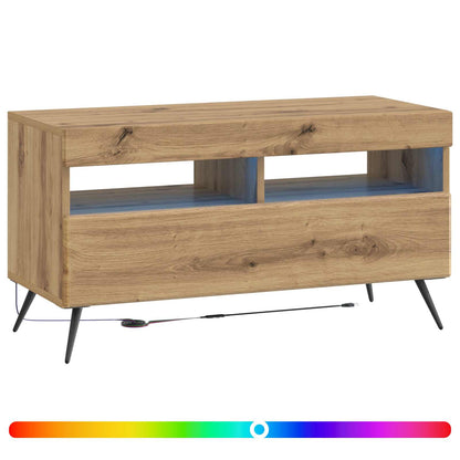 LED TV Cabinet Artisan Oak Engineered Wood