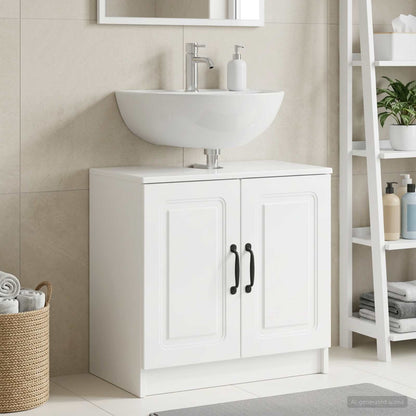 Bathroom Sink Cabinet UTRECHT High Gloss White