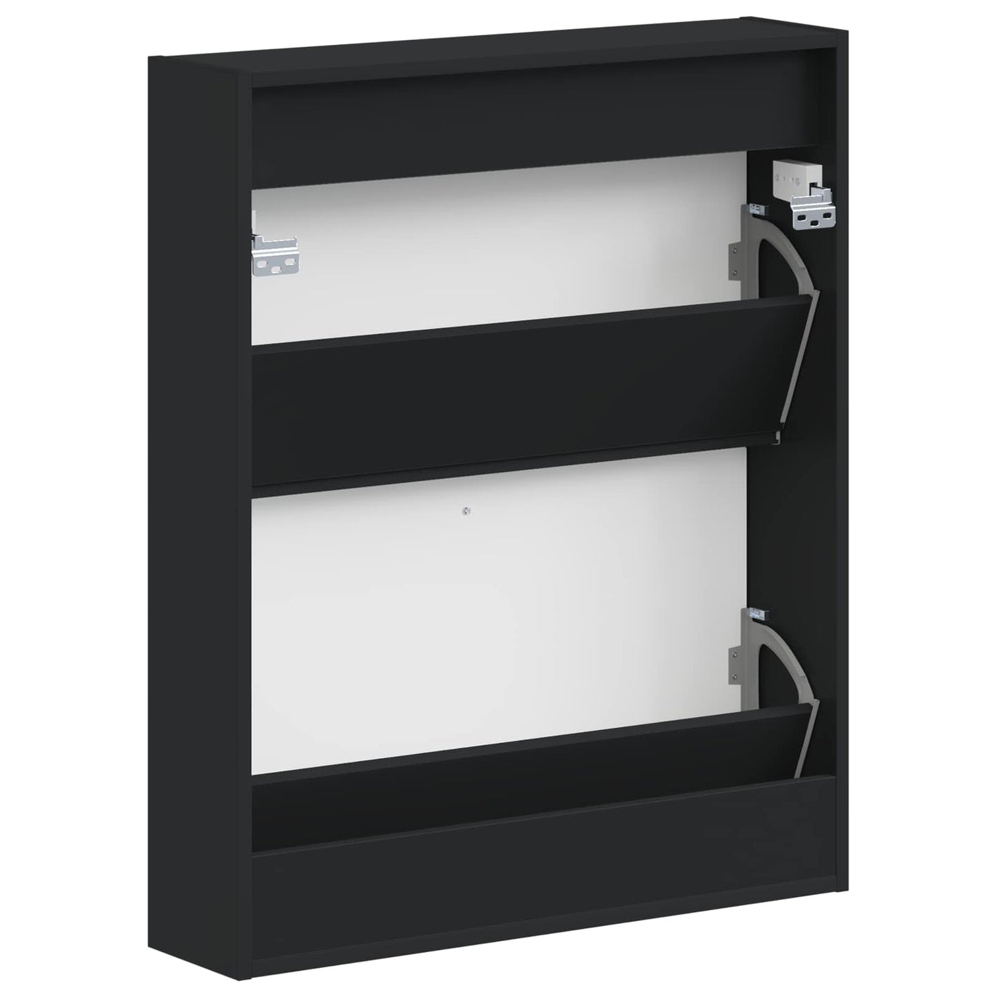 Wall-Mounted Shoe Cabinet UTRECHT 71 x 17 x 86 cm Black