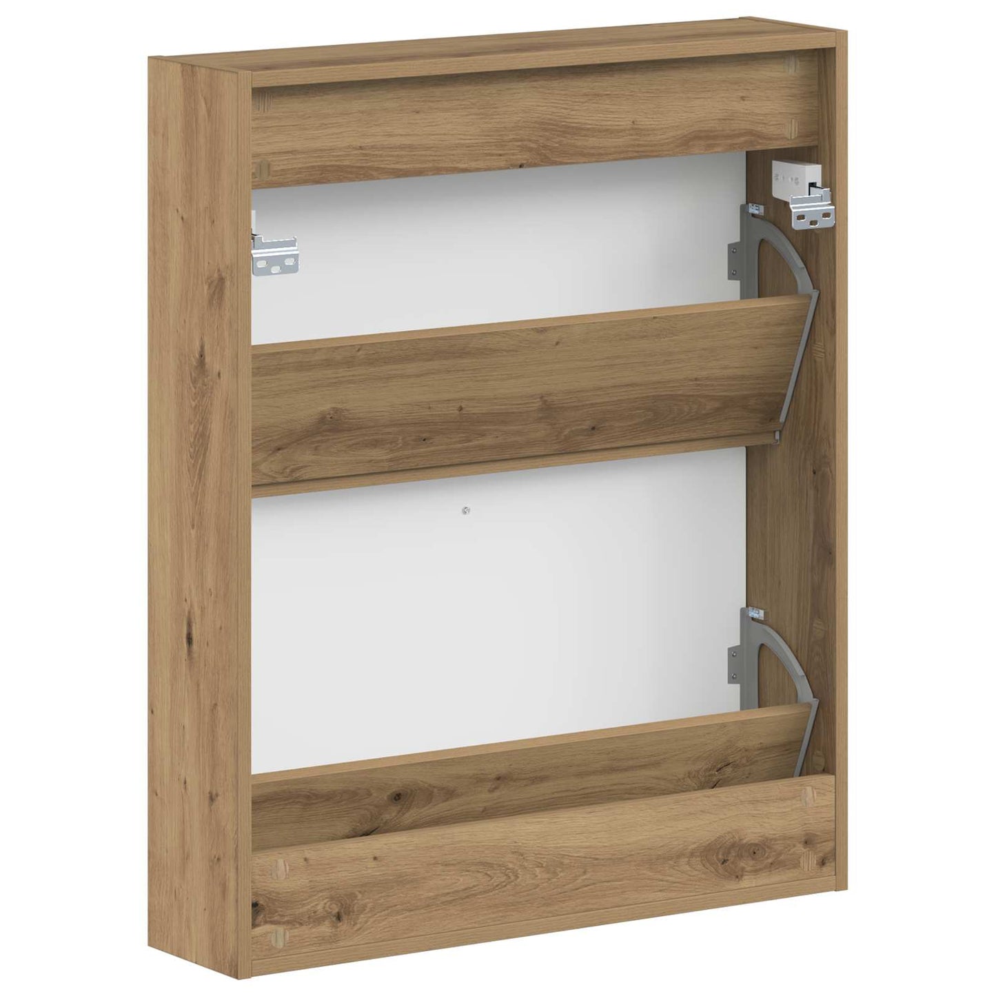 Wall-Mounted Shoe Cabinet UTRECHT 71 x 17 x 86 cm Artisan Oak