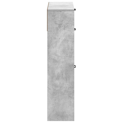 Shoe Cabinet UTRECHT 78 x 24 x 100 cm Engineered Wood