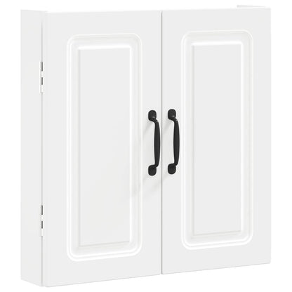Dartboard Cabinet UTRECHT White 52.5 x 10.5 x 53.5 cm