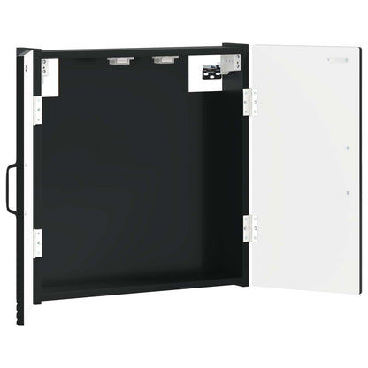 Dartboard Cabinet UTRECHT Black 52.5 x 10.5 x 53.5 cm