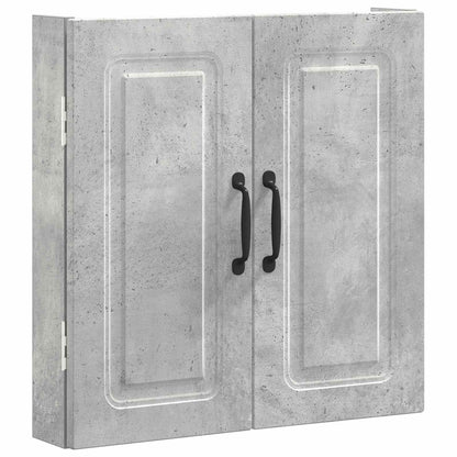 Dartboard Cabinet UTRECHT Concrete Grey 52.5 x 10.5 x 53.5 cm