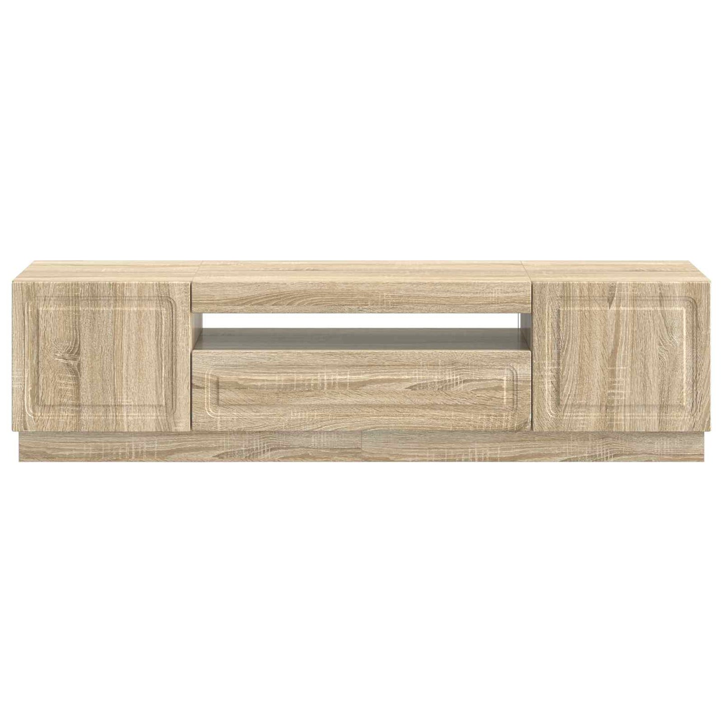 LED TV Cabinet Sonoma Oak Engineered Wood