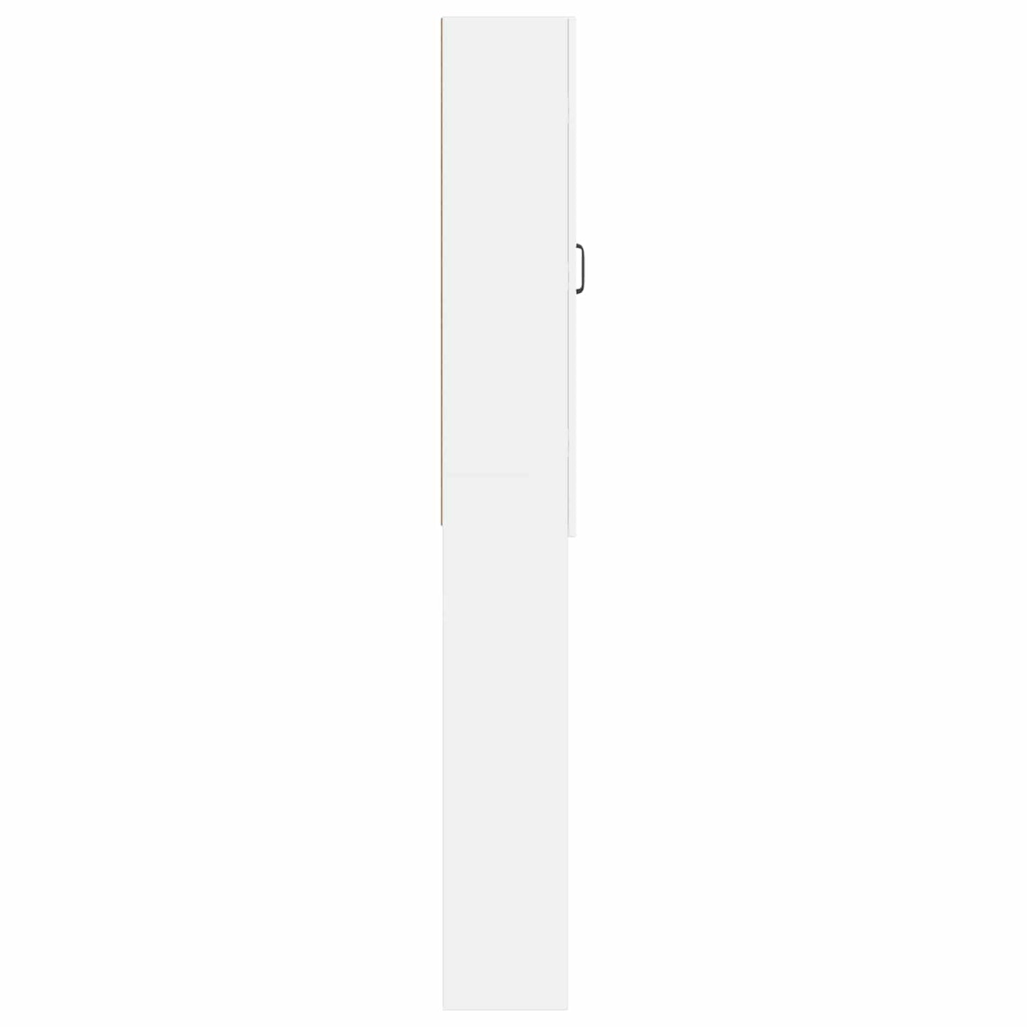 Toilet Cabinet UTRECHT White 66 x 25.5 x 190 cm Engineered Wood