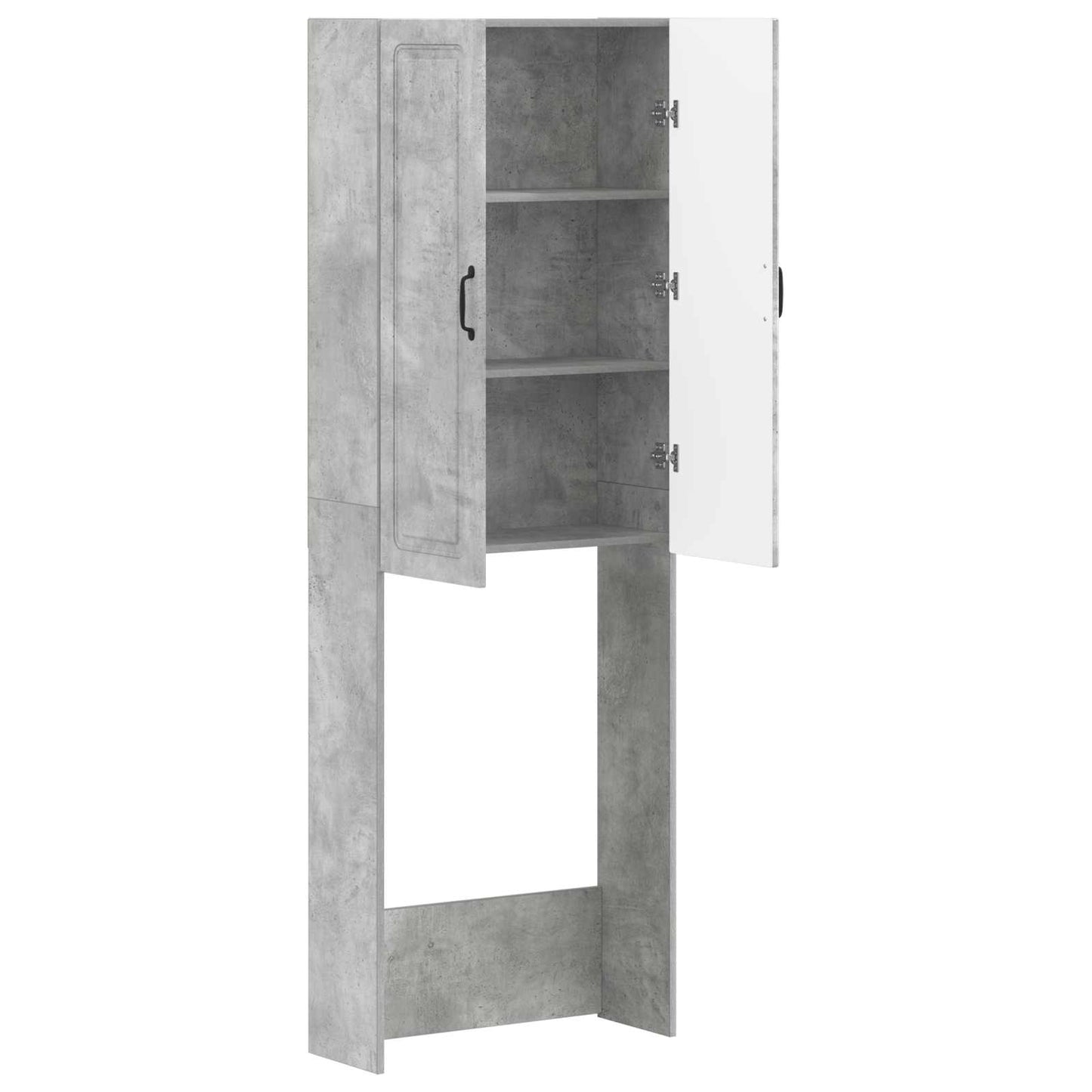 Toilet Cabinet UTRECHT Concrete Grey 66 x 25.5 x 190 cm