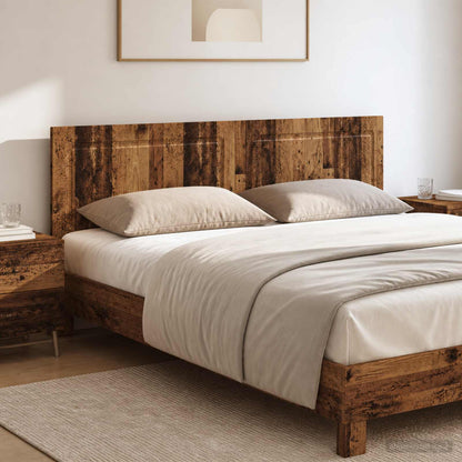 Wall-Mounted Headboard UTRECHT Old Wood Engineered Wood