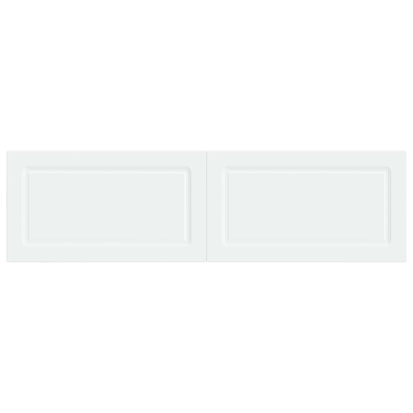 Wall-Mounted Headboard UTRECHT White Engineered Wood