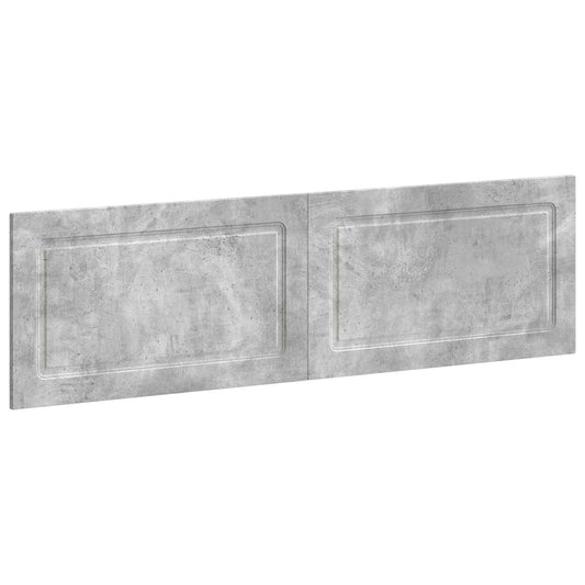 Wall-Mounted Headboard UTRECHT Concrete Grey Engineered Wood