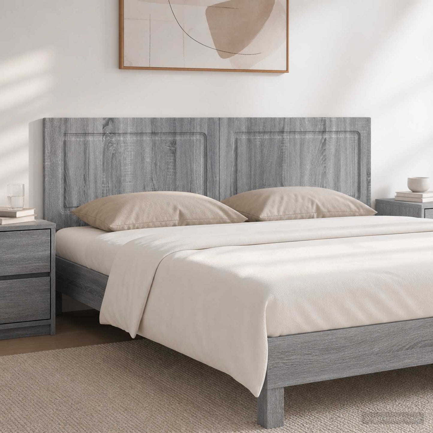 Wall-Mounted Headboard UTRECHT Grey Sonoma Engineered Wood