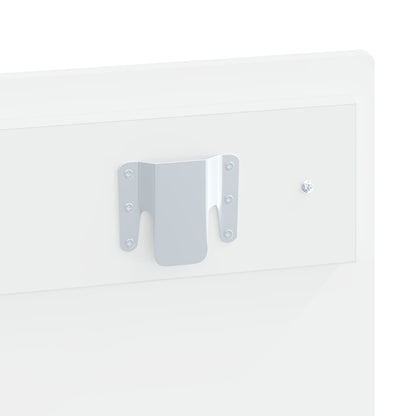 Wall-Mounted Headboard UTRECHT White Engineered Wood