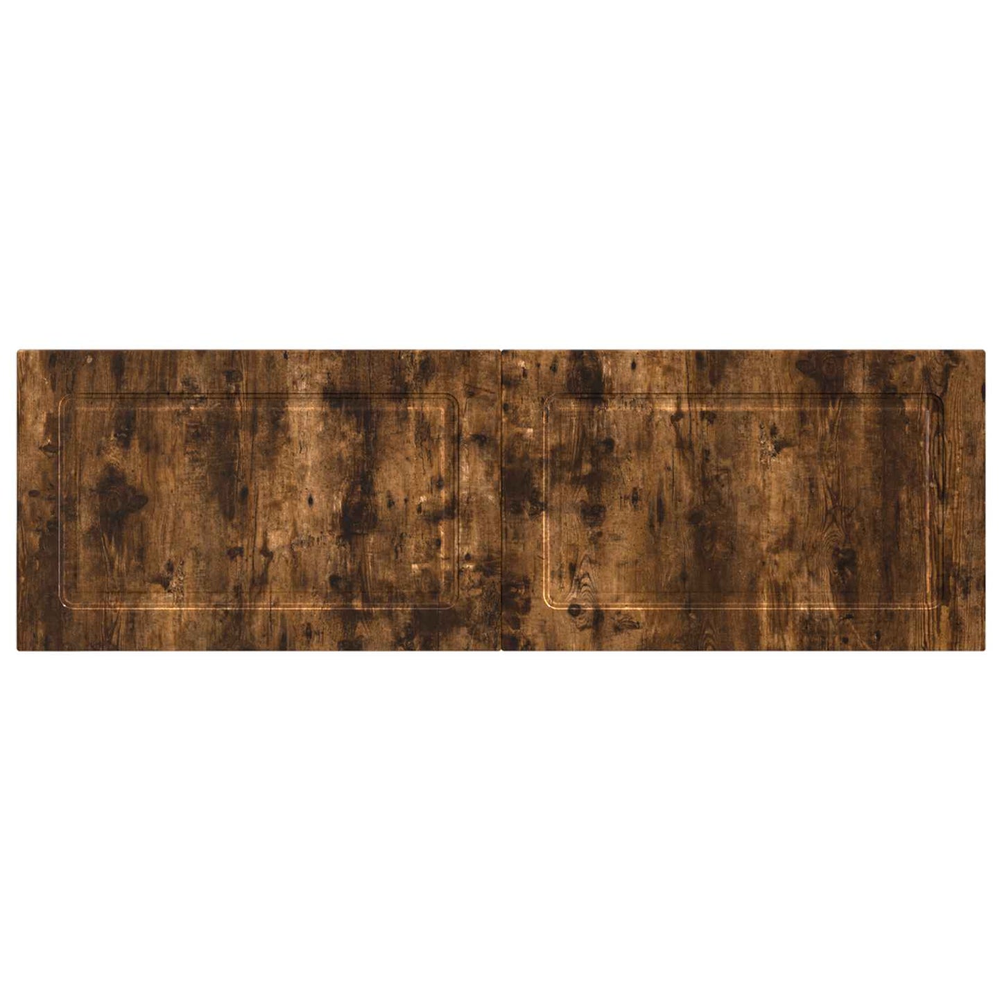 Wall-Mounted Headboard UTRECHT Smoked Oak Engineered Wood