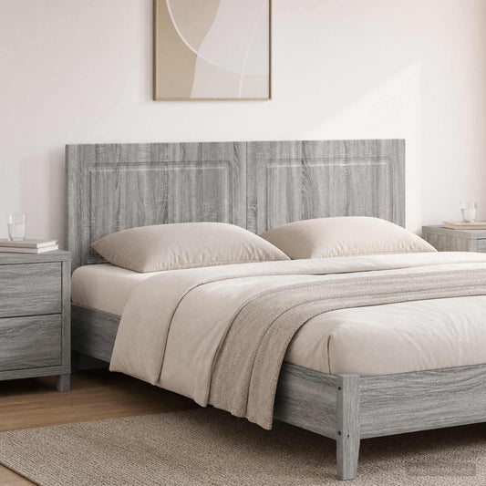 Wall-Mounted Headboard UTRECHT Grey Sonoma Engineered Wood