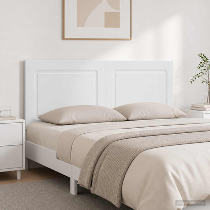 Wall-Mounted Headboard UTRECHT White Engineered Wood