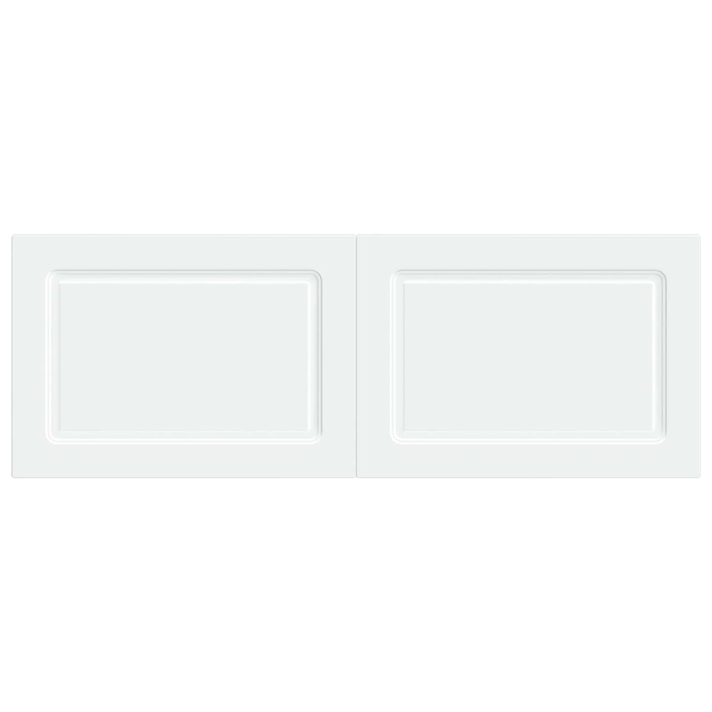 Wall-Mounted Headboard UTRECHT White Engineered Wood