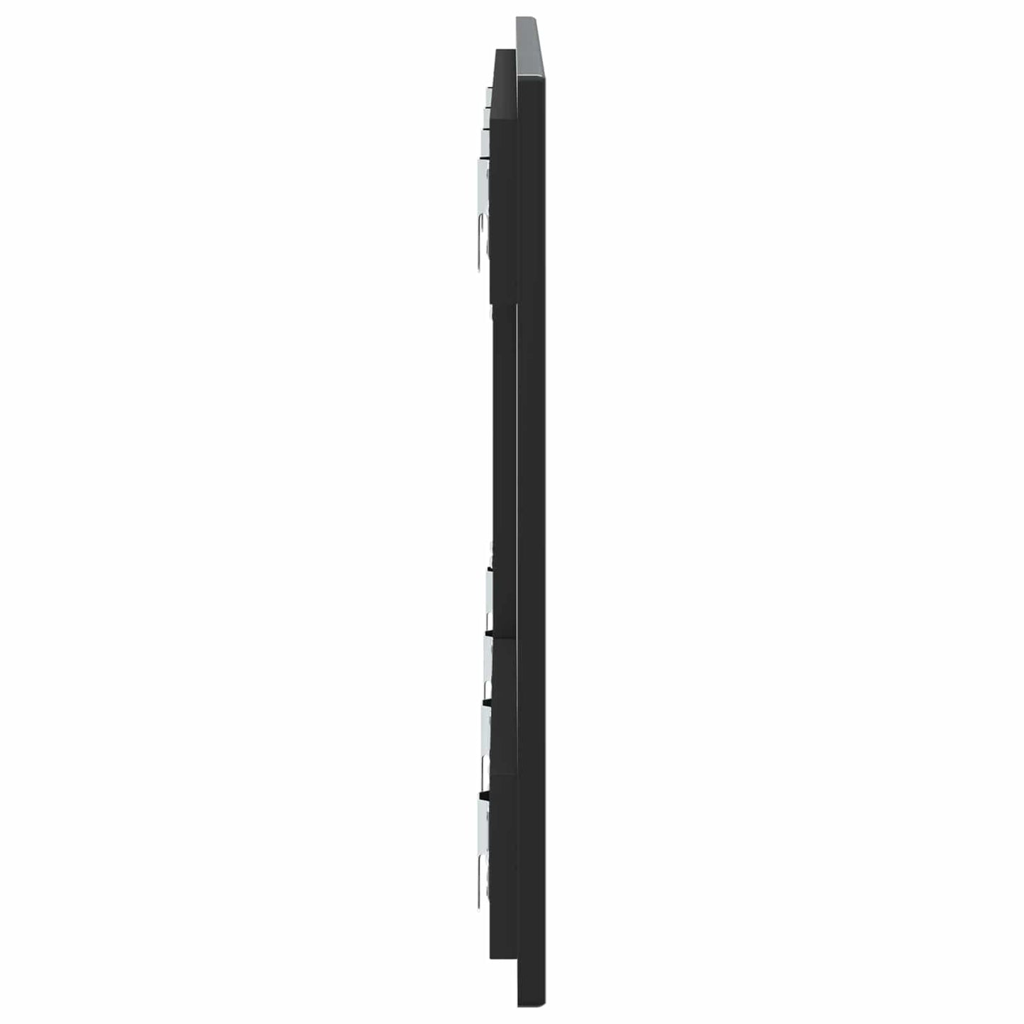 Wall-Mounted Headboard UTRECHT Black Engineered Wood