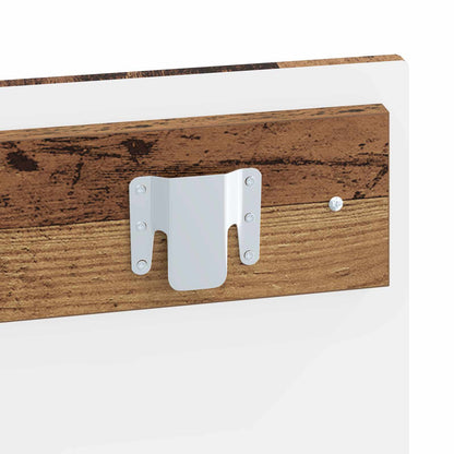 Wall-Mounted Headboard UTRECHT Old Wood Engineered Wood