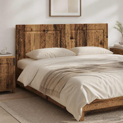 Wall-Mounted Headboard UTRECHT Old Wood Engineered Wood
