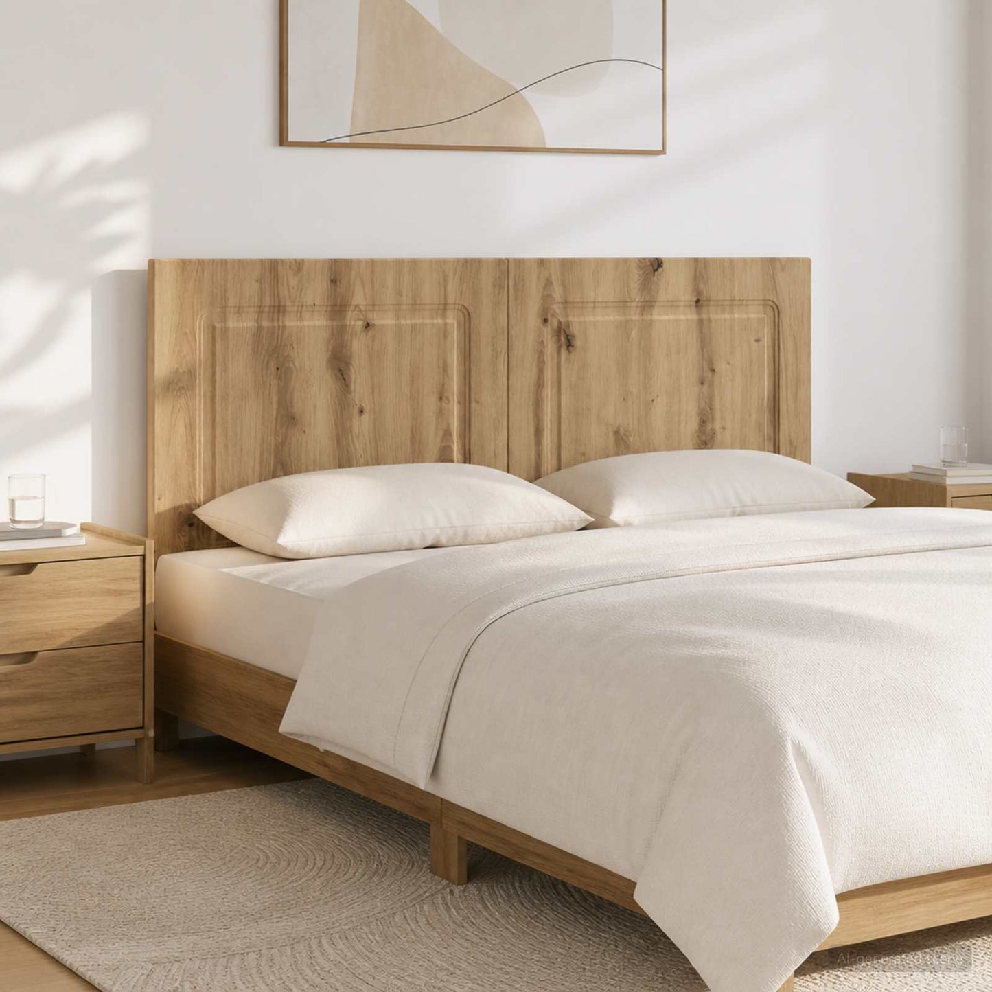 Wall-Mounted Headboard UTRECHT Artisan Oak Engineered Wood