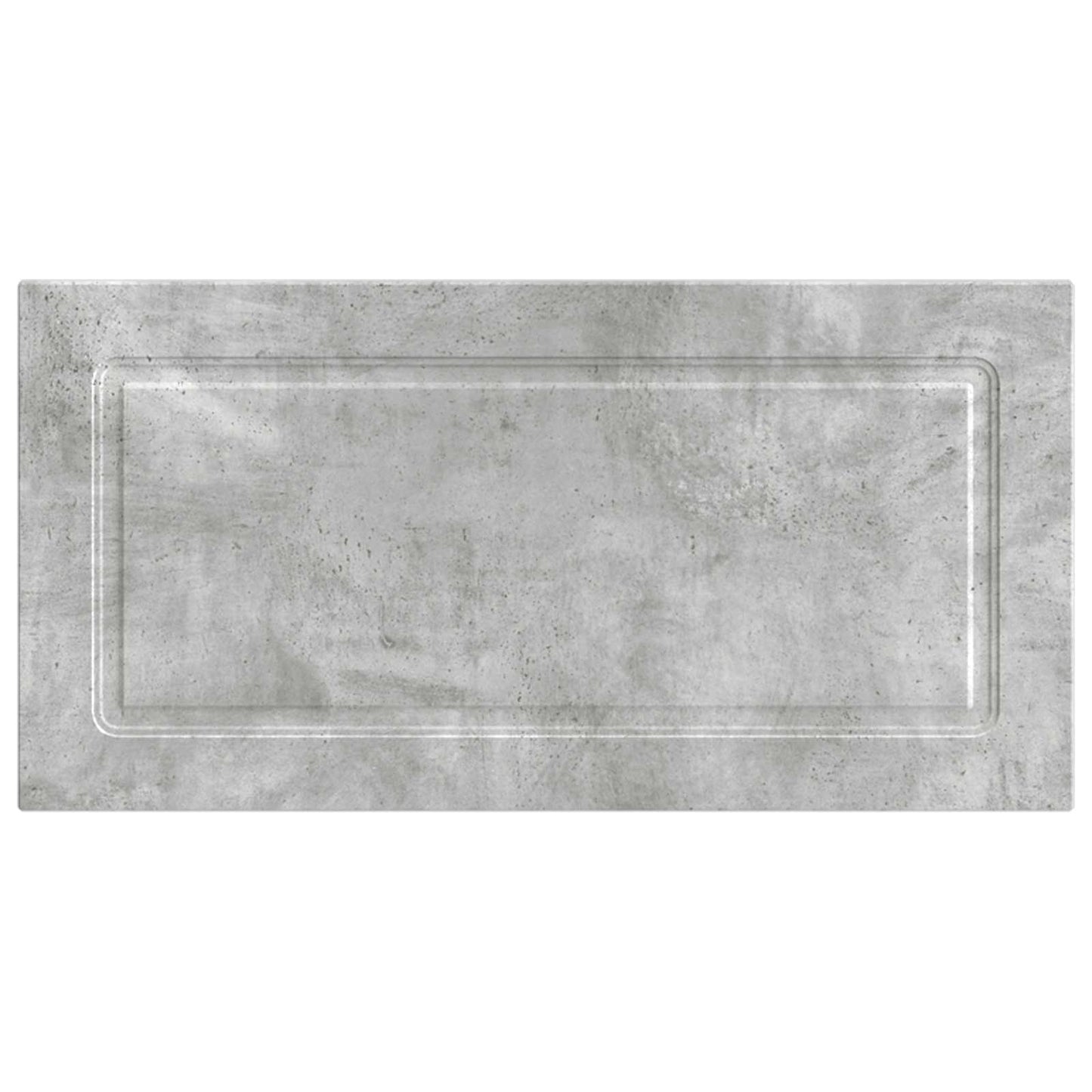 Wall-Mounted Headboard UTRECHT Concrete Grey Engineered Wood