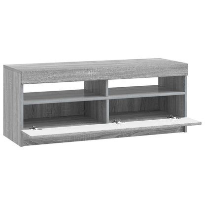 LED TV Cabinet Grey Sonoma Engineered Wood